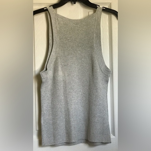 Ribbed metallic tank top - Picture 2 of 5